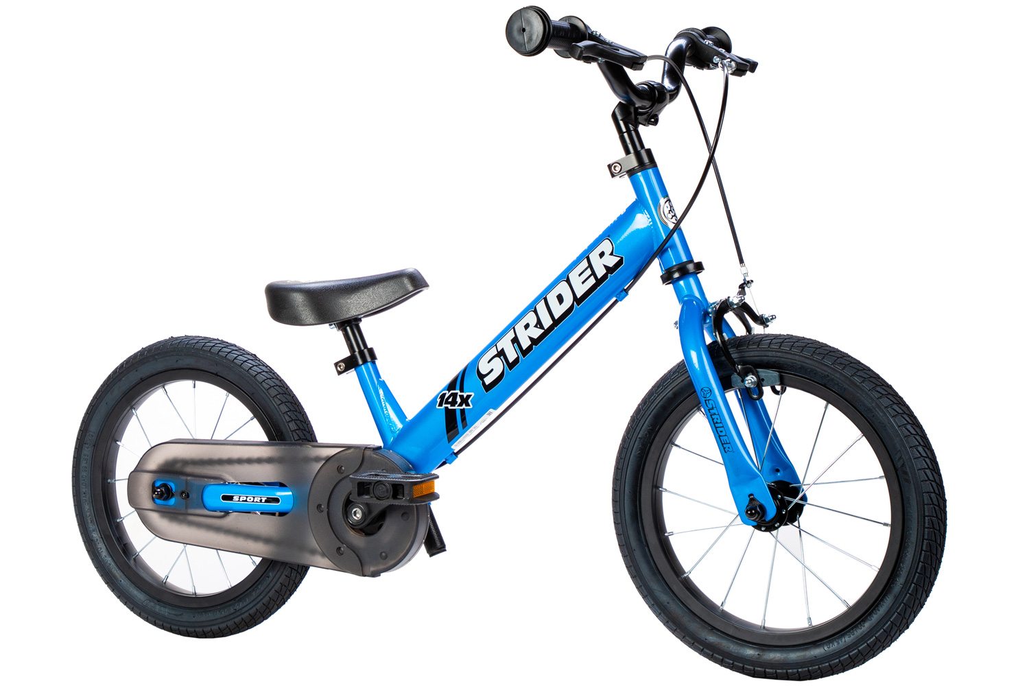 STRIDER 14x Sport BLUE Balance Bike Learn To Ride 